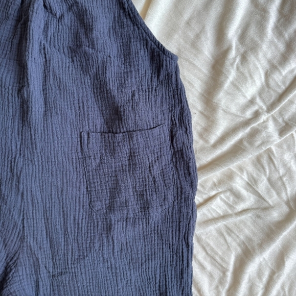 Women's Navy Jumpsuit - Picture 7 of 8